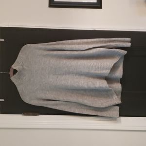 Topshop Mock neck Hi Low sweater